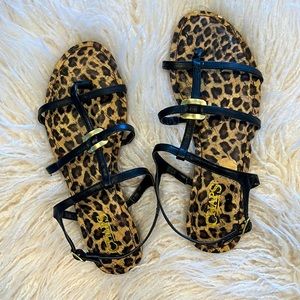 Strappy Flat Sandals